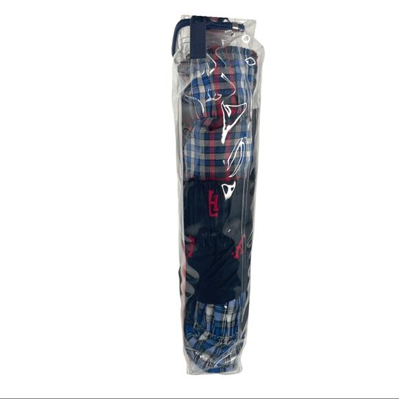 Tommy Hilfiger 3 Pack of Boxers Red Blue Size Small 28-30 - Picture 3 of 4